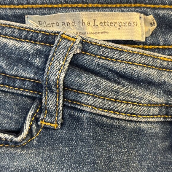 Used Anthropology Pilcro and the Letterpress denim jeans Size 31 - Picture 11 of 16
